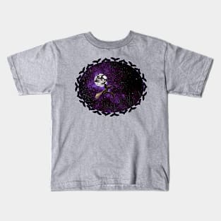 Bats Bats Bats Full Moon Kids T-Shirt